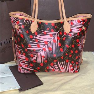 Louis Vuitton Palm Springs Jungle Dots Pm Sugar Pink Poppy Brown